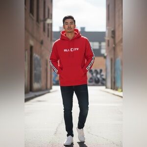 Just Don Red All City Hoodie